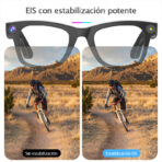 Gafas Inteligentes con IA M20S: Cámara 8MP, Asistente de Voz, Traducción IA, Música Bluetooth, Llamadas y Cancelación Inteligente de Ruido - Image 12