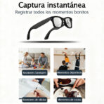 Gafas Inteligentes con IA M20S: Cámara 8MP, Asistente de Voz, Traducción IA, Música Bluetooth, Llamadas y Cancelación Inteligente de Ruido - Image 7