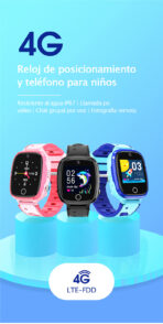Reloj inteligente infantil 4G Q11 con GPS, videollamadas, chat de voz y botón SOS - Image 2