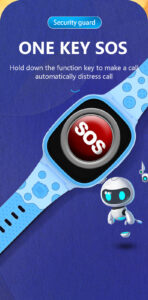 Reloj inteligente infantil 4G W19, con GPS, videollamadas, chat de voz y botón SOS - Image 6