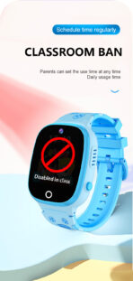 Reloj inteligente infantil 4G W19, con GPS, videollamadas, chat de voz y botón SOS - Image 5